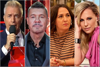 Marley, Marcelo Tinelli, Narda Lepes y Denise Dumas, protagonistas de un lunes donde la televisión tuvo menso audiencia