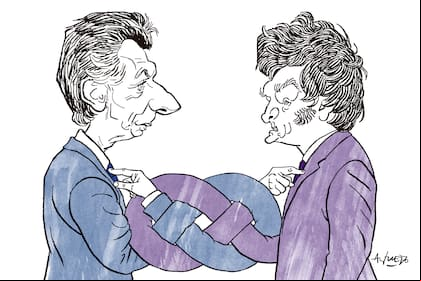 Mauricio Macri y Javier Milei