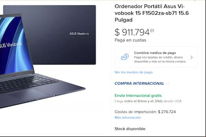 Mercado Libre habilitó las compras internacionales desde la Argentina