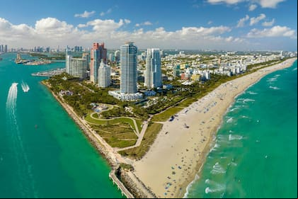 Miami se consolidó como el destino más popular de los Estados Unidos en 2024, de acuerdo con un prestigioso ranking publicado por Google (Archivo)