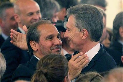 Nicolás Caputo y Mauricio Macri