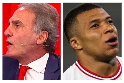 Oscar Ruggeri y Kylian Mbappé