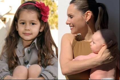 Pampita mostró el look de Ana en el que incorporó las zapatillas de Blanca
