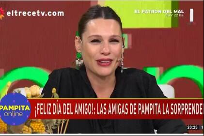 Pampita, quien está a punto de dar a luz, lloró cuando escuchó a sus amigas hablar de su vínculo.
