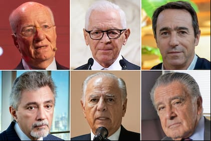 Paolo Rocca, Eduardo Costantini, Marcos Galperin, Delfín Jorge Ezequiel Carballo, Alejandro Bulgheroni y Eduardo Eurnekian, los argentinos más ricos del mundo.