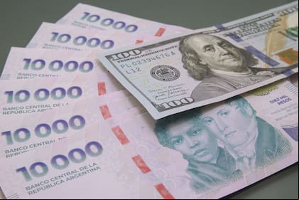 pesos y dólares