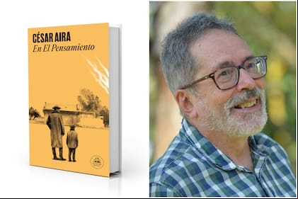 Portada de la novela "En El Pensamiento", de César Aira