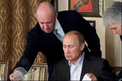 Prigozhin, junto a Vladimir Putin