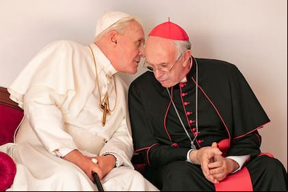 Protagonizada por Anthony Hopkins y Jonathan Pryce, Los dos papas fue estrenada en el Festival de Cine de Toronto