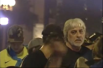 Rafa DI Zeo en Plaza de Mayo