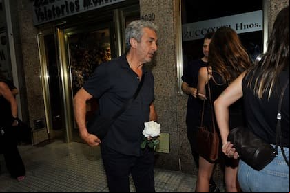 Ricardo Darín, en el velatorio de su hermana Alejandra