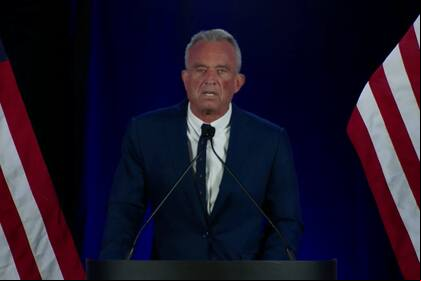 Robert Kennedy Jr., en su discurso de este viernes