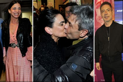 Romina Gaetani, Marcelo de Bellis y Adrián Suar