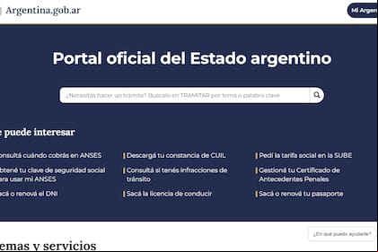 Se cayó el sitio web oficial del Gobierno y publicaron mensajes contra Javier Milei