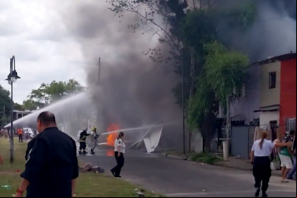 Se estrelló un avión en el aeropuerto de San Fernando