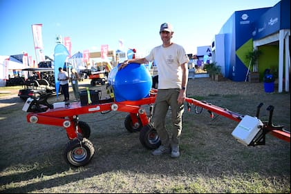 Sebastián Viano, emprendedor en Expoagro