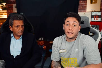 Sergio Massa cerró su campaña presidencial en las redes sociales con Momo (Captura video)