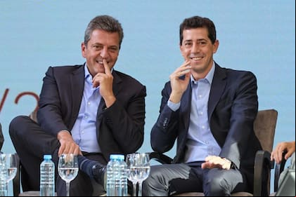 Sergio Massa y Eduardo de Pedro