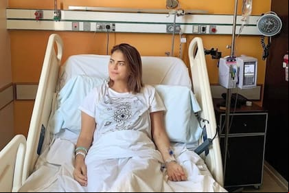 Silvina Luna compartió un mensaje desde la clínica donde se realiza diálisis