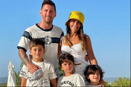 Thiago Messi eligió una particular temática para su cumpleaños (Foto Instagram @antonelaroccuzzo)