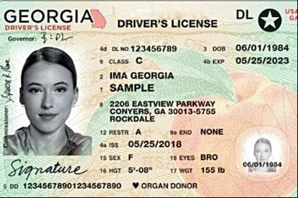 Todas las licencias permanentes emitidas en Georgia después de 2012 cumplen con los requisitos de la Real ID