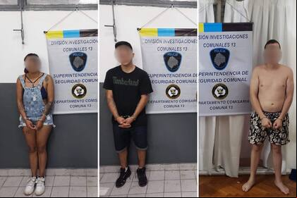 Tres de los siete acusados por robo de casas y venta de droga