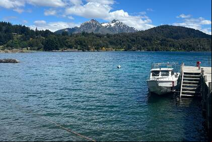 Uber presentó Uber Boat en Bariloche.