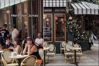 Un tiktoker reveló cuál es el restaurante de Nueva York al que suelen ir los famosos, entre ellos, el cantante Joe Jonas