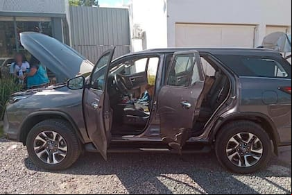 Una de las camionetas robadas y recuperadas por detectives de la Policía de la Ciudad