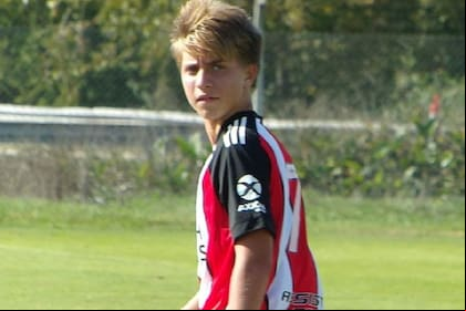 Valentino López despejó dudas en cuanto a su salud y se mostró en el entrenamiento de River