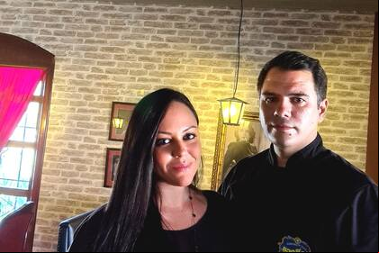 Vanessa y Hugo se conocieron en Buenos Aires y terminaron abriendo un restaurante en Brasil.