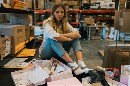 Victoria Cirigliano, fundadora de la marca de calzado Vicson