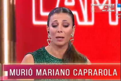 Ximena Capristo rompió en llanto al hablar de Silvina Luna y la muerte de Mariano Caprarola