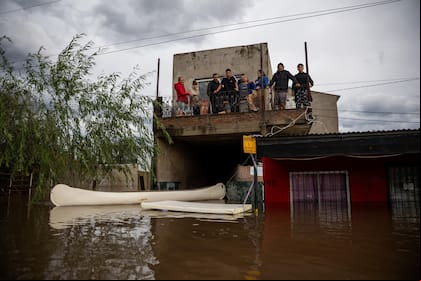 Zárate fue una de las ciudades más golpeadas por el temporal